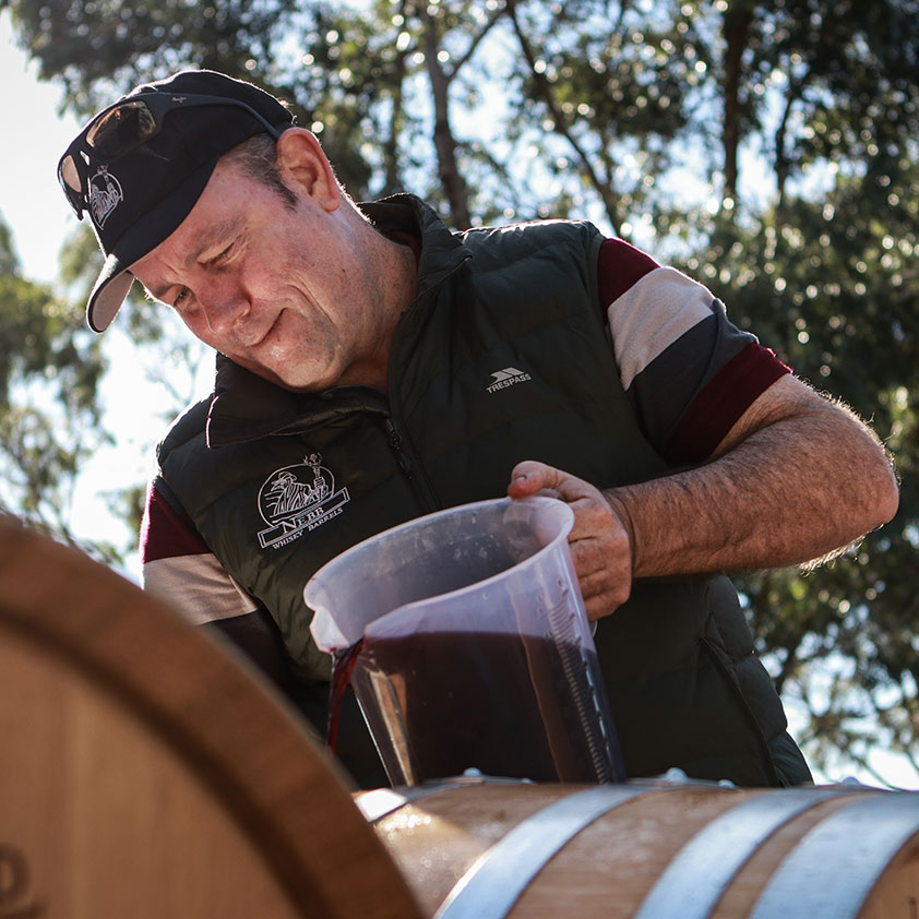 Wine oak barrels